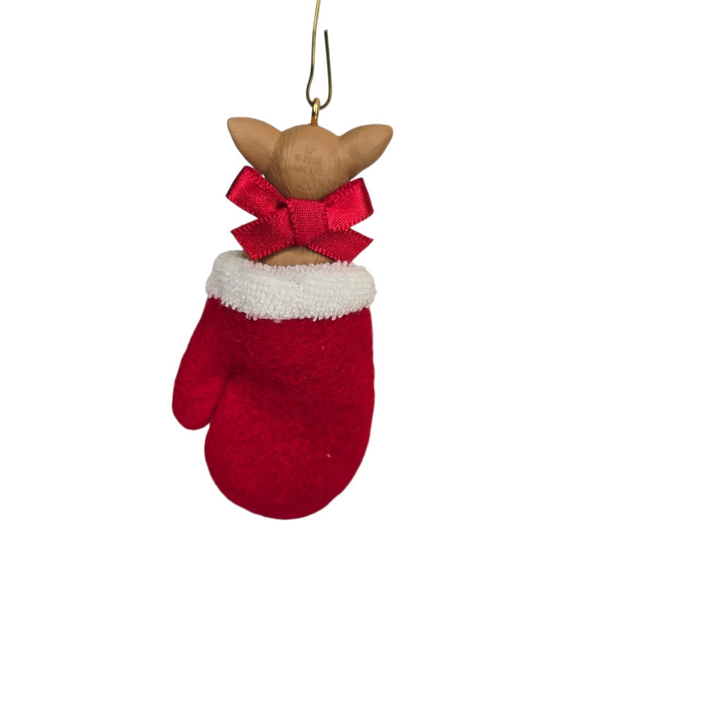 NEW Hallmark Keepsake 2006 Ornament Puppy Love Series Chihuahua In Mitten No. 16 - Picture 3 of 5